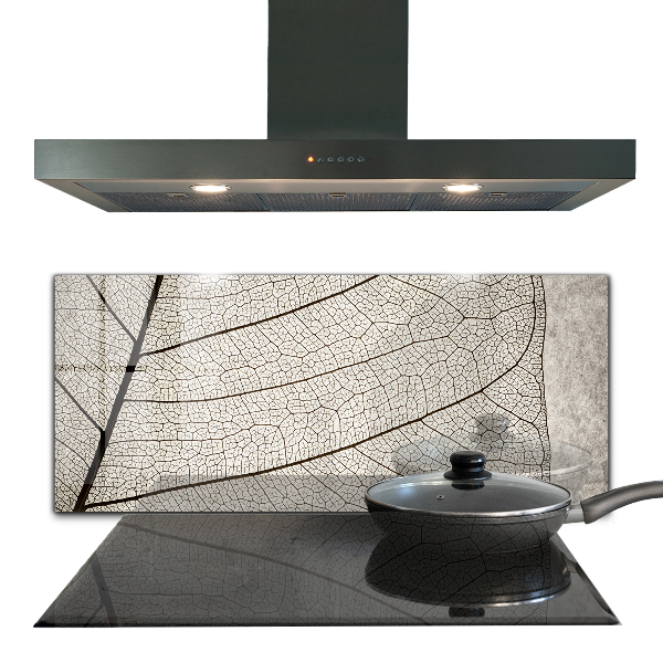 Zidna obloga za kuhinju Tekstura listov sepije