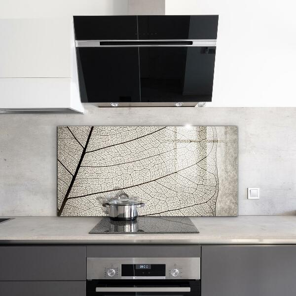 Zidna obloga za kuhinju Tekstura listov sepije
