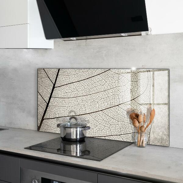 Zidna obloga za kuhinju Tekstura listov sepije