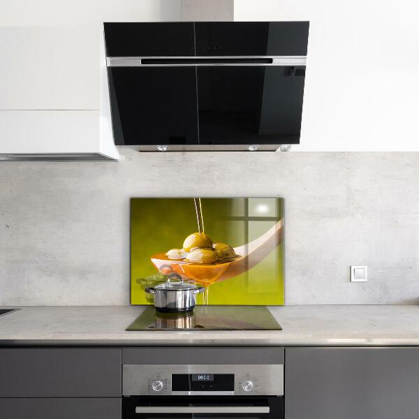 Stenska plošča za kuhinjo Sveže stisnjeno oljčno olje