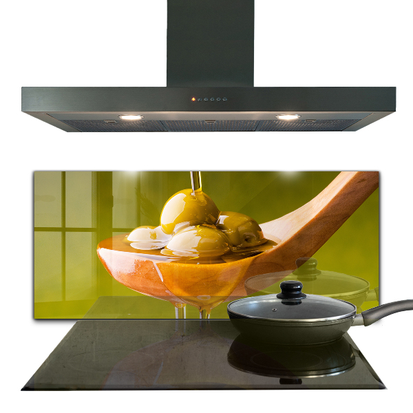 Stenska plošča za kuhinjo Sveže stisnjeno oljčno olje