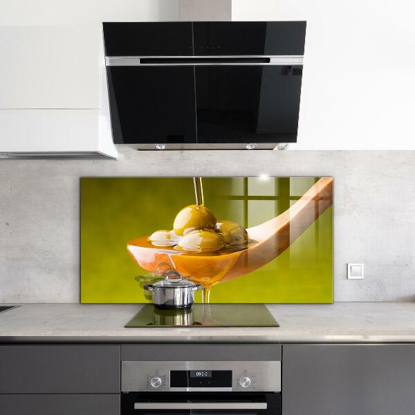 Stenska plošča za kuhinjo Sveže stisnjeno oljčno olje