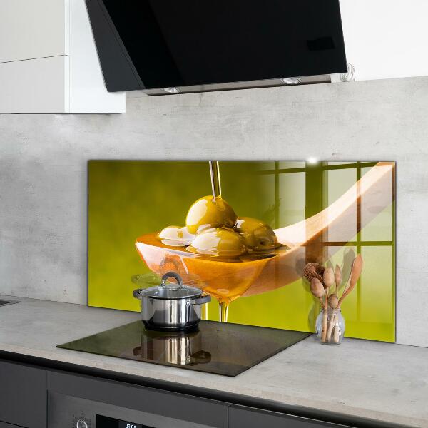 Stenska plošča za kuhinjo Sveže stisnjeno oljčno olje