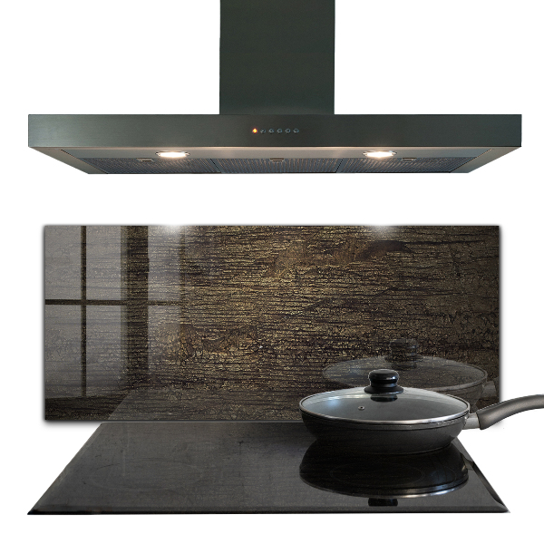 Stenska plošča za kuhinjo Retro tekstura lesa