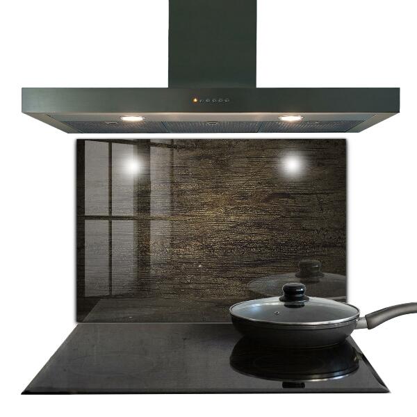 Stenska plošča za kuhinjo Retro tekstura lesa