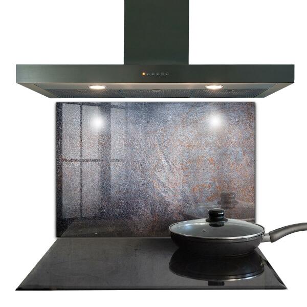 Stenska plošča za kuhinjo Vintage kovinska tekstura