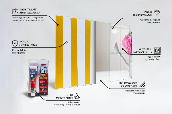 Zidna obloga za kuhinju Zalivalka s šopkom vrtnic