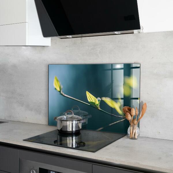 Zidna obloga za kuhinju Svetleč list na veji