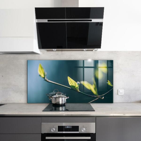 Zidna obloga za kuhinju Svetleč list na veji