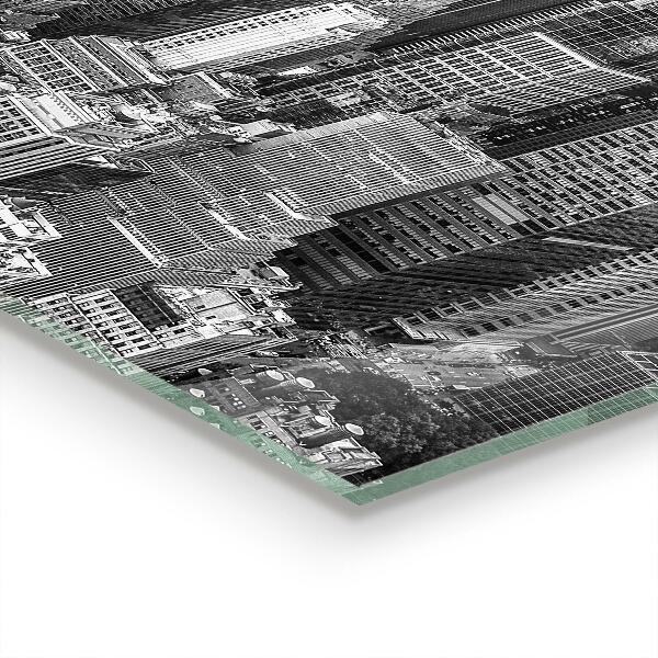 Stenska plošča za kuhinjo Arhitektura new yorka