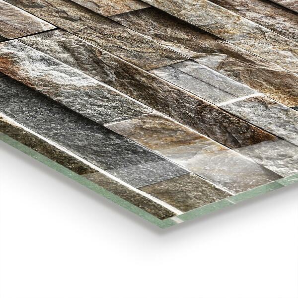 Stenska plošča za kuhinjo Opeka iz naravnega kamna