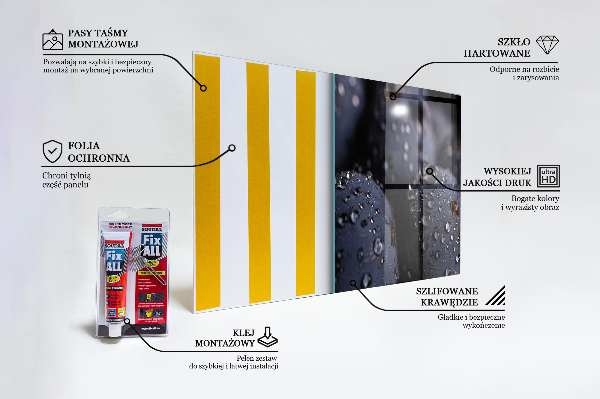 Stenska plošča za kuhinjo Sočne borovnice