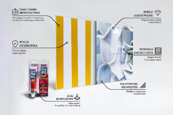 Zidna obloga za kuhinju Kaktus sukulent