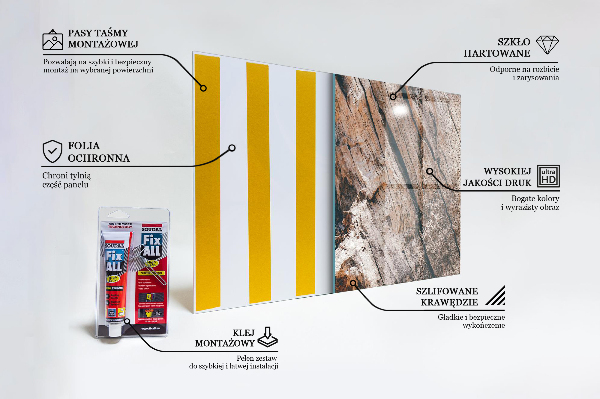 Stenska plošča za kuhinjo Tekstura debla drevesnega lubja