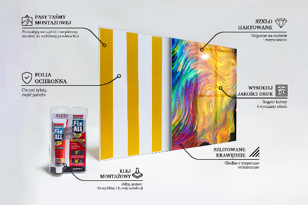 Stenska plošča za kuhinjo Umetniški portret para