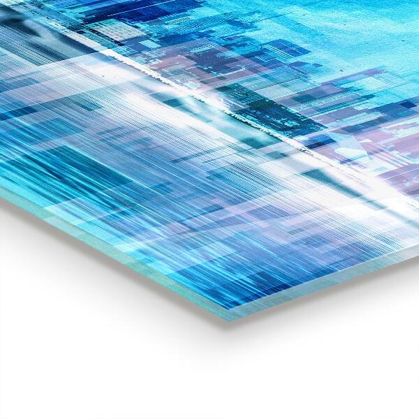 Stenska plošča za kuhinjo Panorama manhattna v new yorku