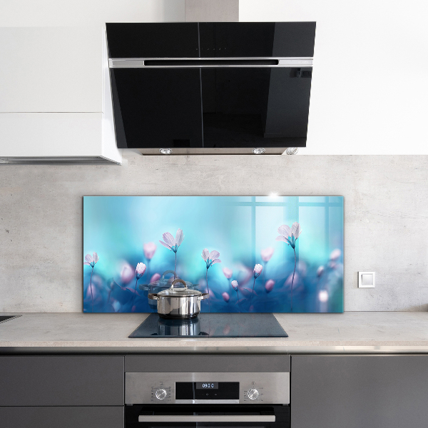 Zidna obloga za kuhinju Cvetje za jutranjo meglo