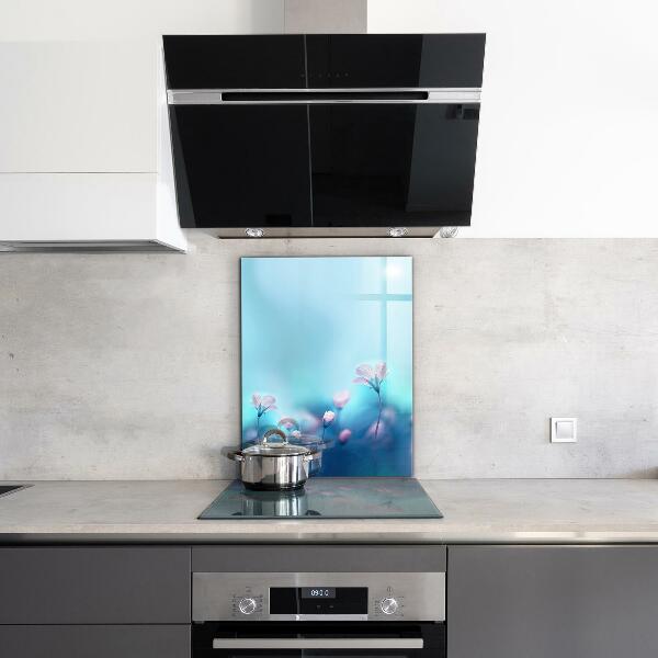 Zidna obloga za kuhinju Cvetje za jutranjo meglo