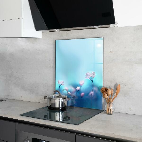 Zidna obloga za kuhinju Cvetje za jutranjo meglo