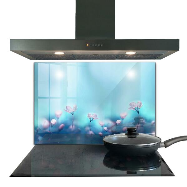 Zidna obloga za kuhinju Cvetje za jutranjo meglo