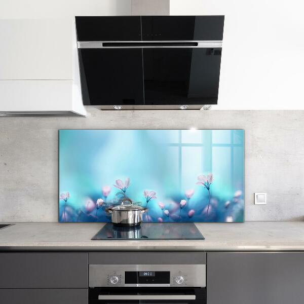 Zidna obloga za kuhinju Cvetje za jutranjo meglo