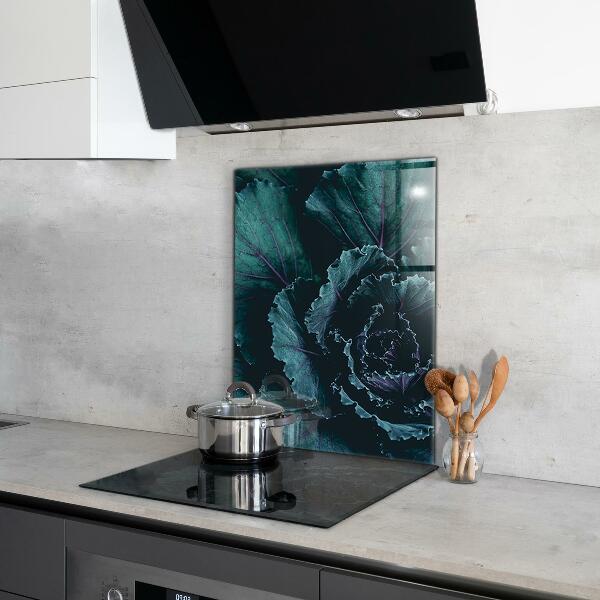 Zidna obloga za kuhinju Zeljni listi temno zeleni