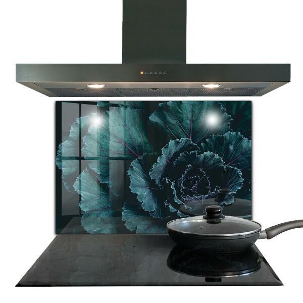 Zidna obloga za kuhinju Zeljni listi temno zeleni