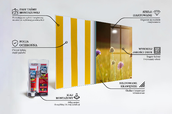 Zidna obloga za kuhinju Poletni cvetoči travnik