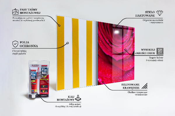 Zidna obloga za kuhinju Rose simbol ljubezni