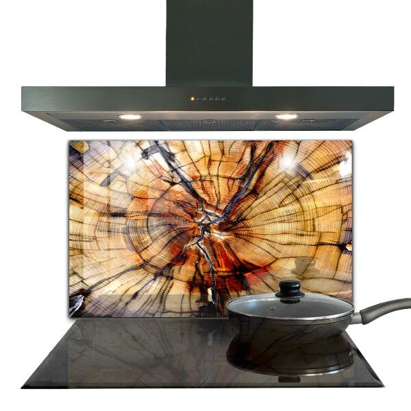 Zidna obloga za kuhinju Naravna lesna zrna