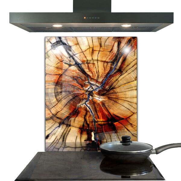 Zidna obloga za kuhinju Naravna lesna zrna