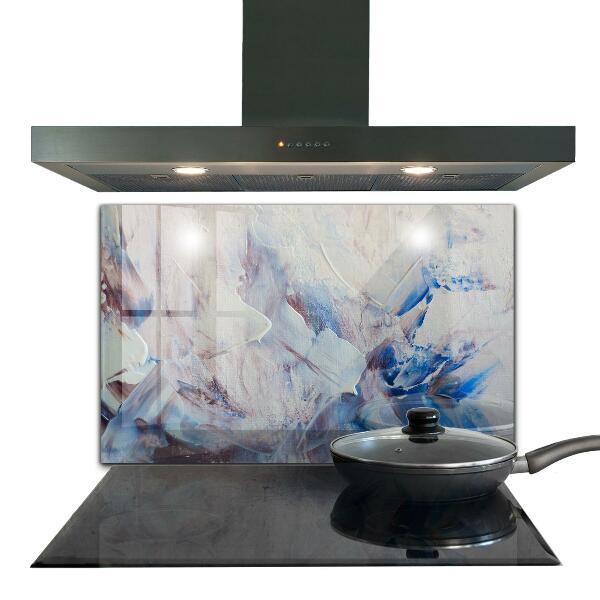 Stenska plošča za kuhinjo Teksturna barva abstrakcija