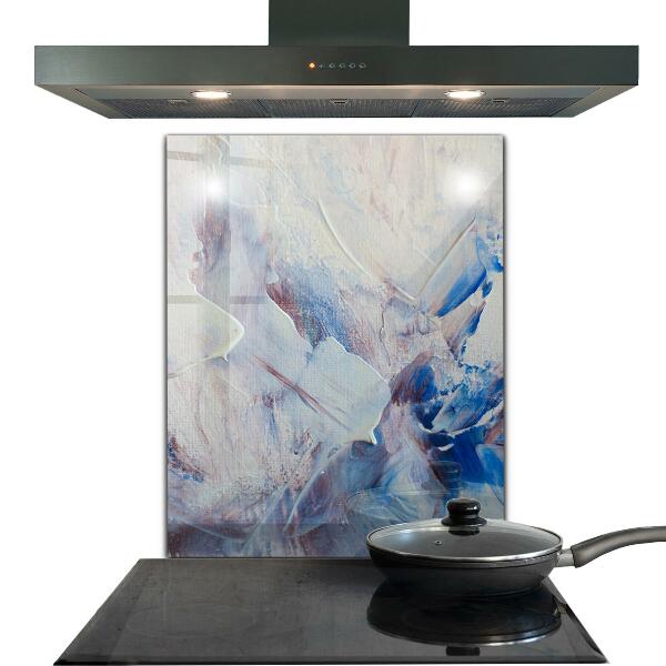 Stenska plošča za kuhinjo Teksturna barva abstrakcija