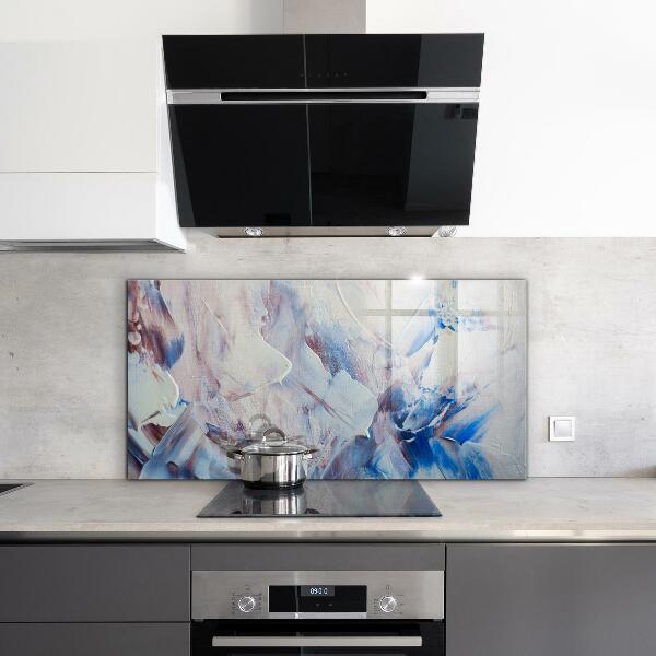 Stenska plošča za kuhinjo Teksturna barva abstrakcija