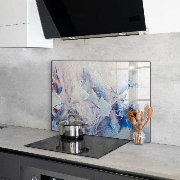 Stenska plošča za kuhinjo Teksturna barva abstrakcija