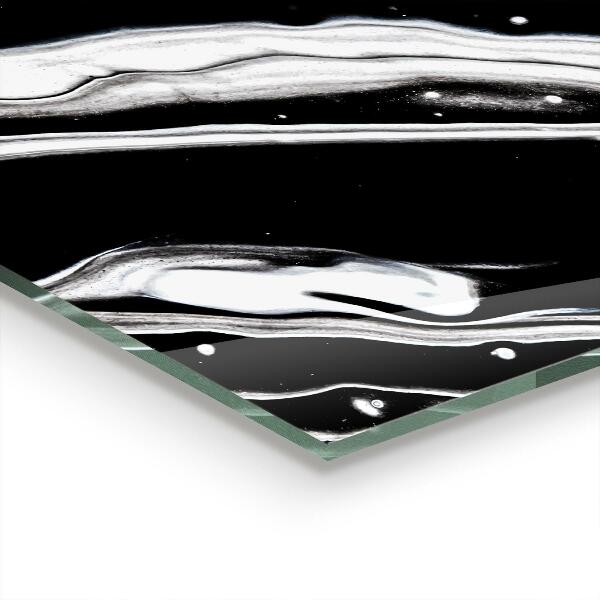 Stenska plošča za kuhinjo Enobarvna abstrakcija