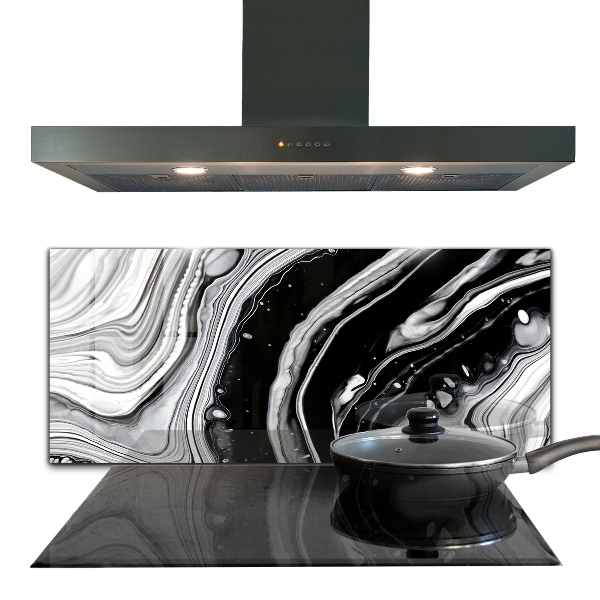 Stenska plošča za kuhinjo Enobarvna abstrakcija