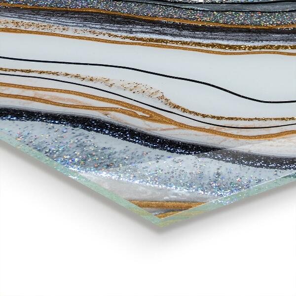 Stenska plošča za kuhinjo Tekstura marmornega kamna