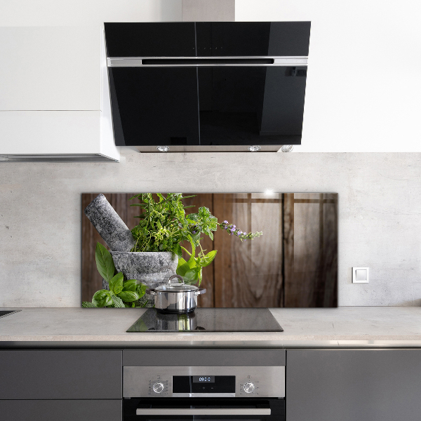 Zidna obloga za kuhinju Začimbe iz kamnite malte