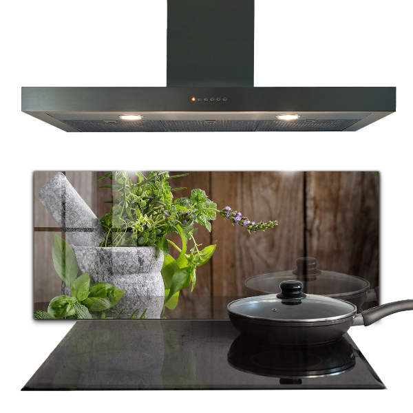 Zidna obloga za kuhinju Začimbe iz kamnite malte