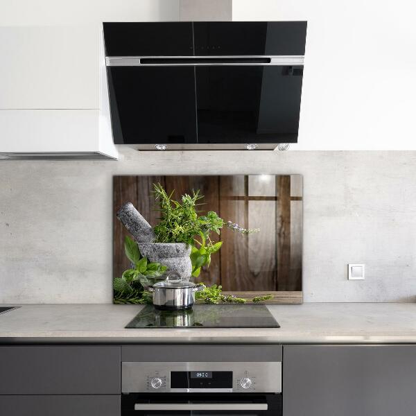 Zidna obloga za kuhinju Začimbe iz kamnite malte