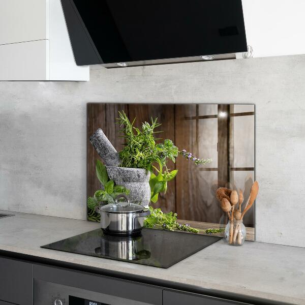 Zidna obloga za kuhinju Začimbe iz kamnite malte