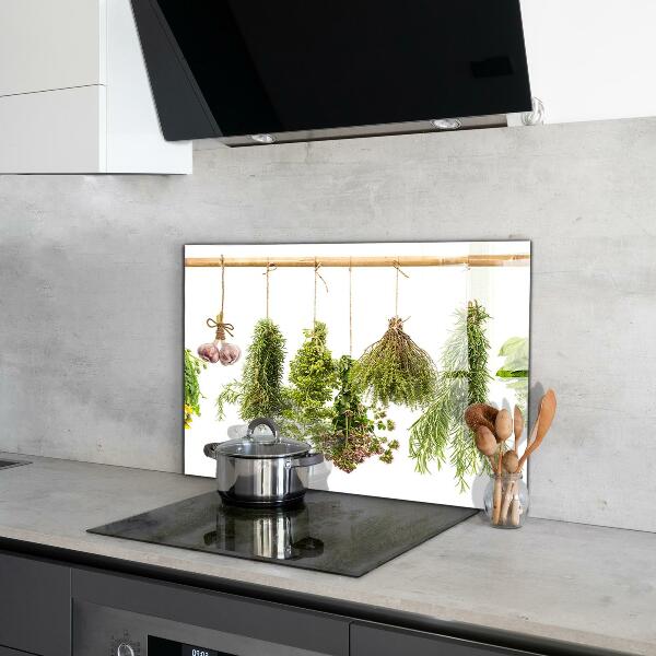 Zidna obloga za kuhinju Posušena zelišča zeliščna zdravila