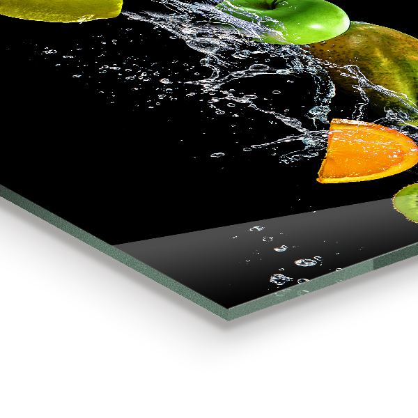 Zidna obloga za kuhinju Sestava sočnega sadja