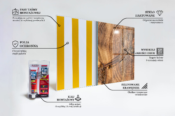 Stenska plošča za kuhinjo Tekstura trupa