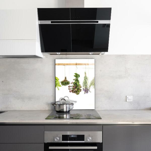 Zidna obloga za kuhinju Zdrava prehrana posušenih zelišč