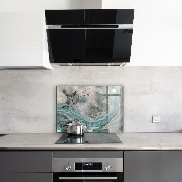 Stenska plošča za kuhinjo Abstraktni barvni vrtinčni vzorec