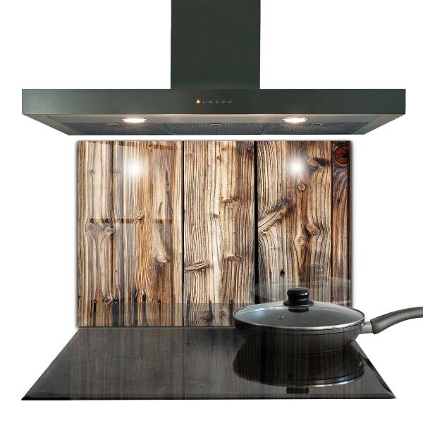 Stenska plošča za kuhinjo Stari hrastov les