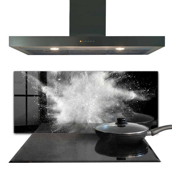 Stenska plošča za kuhinjo Abstrakcija eksplozije prahu