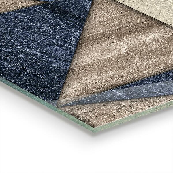 Stenska plošča za kuhinjo Geometrijska abstrakcija